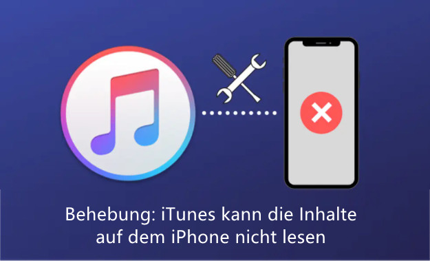 Der Inhalt des iPhone konnte nicht gelesen werden